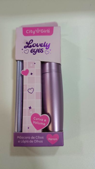 KIT MASCARA E LAPIS CITY GIRLS
