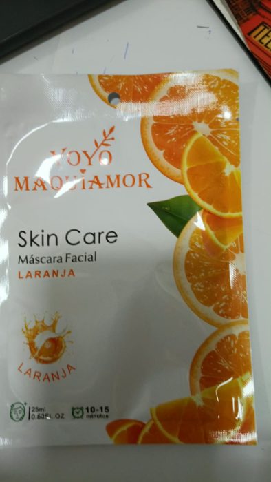 MASCARA FACIAL LARANJA